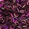 John Bead 500g Silver Lined Transparent Purple Pink Rainbow Czech Glass Twisted Bugle Seed Beads